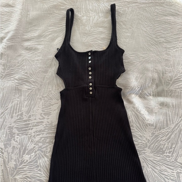 Free People Dresses & Skirts - Free people black ribbed dress NWT
